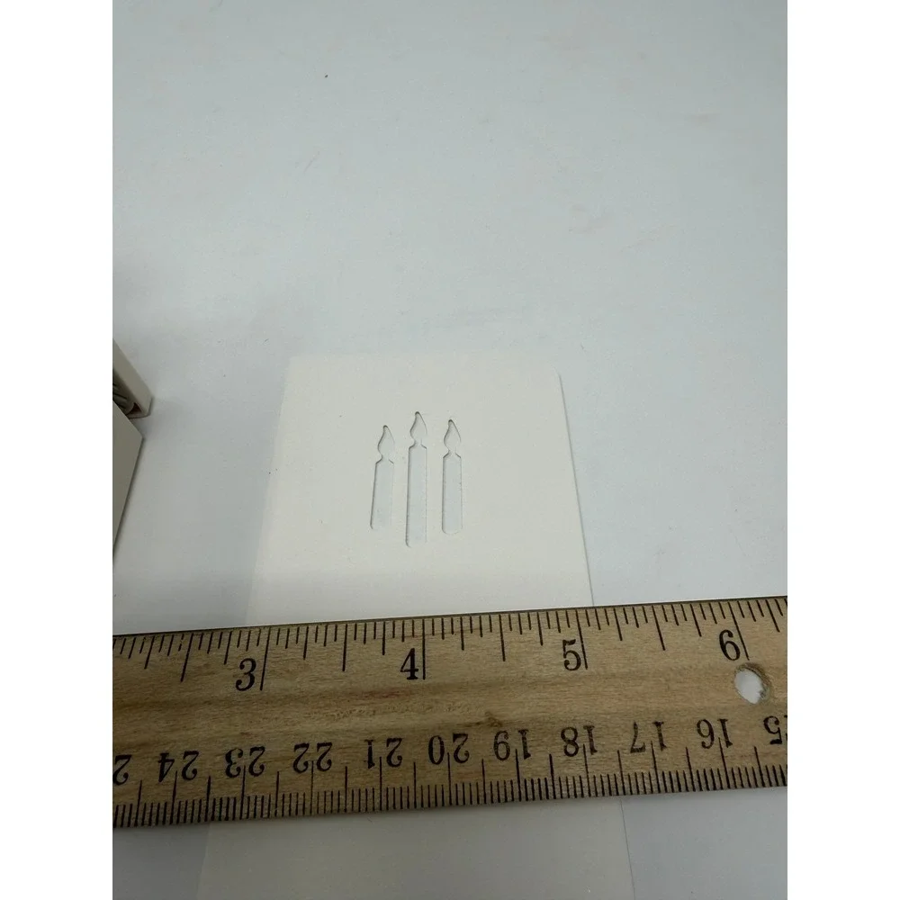 Martha Stewart Crafts 3 Candles Paper Punch Birthday Christmas Discontinued